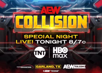 AEW Collision Graphic for new day