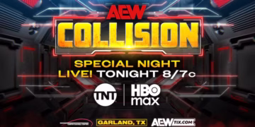 AEW Collision Graphic for new day
