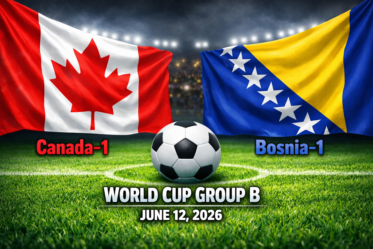 World Cup: Canada vs Bosnia